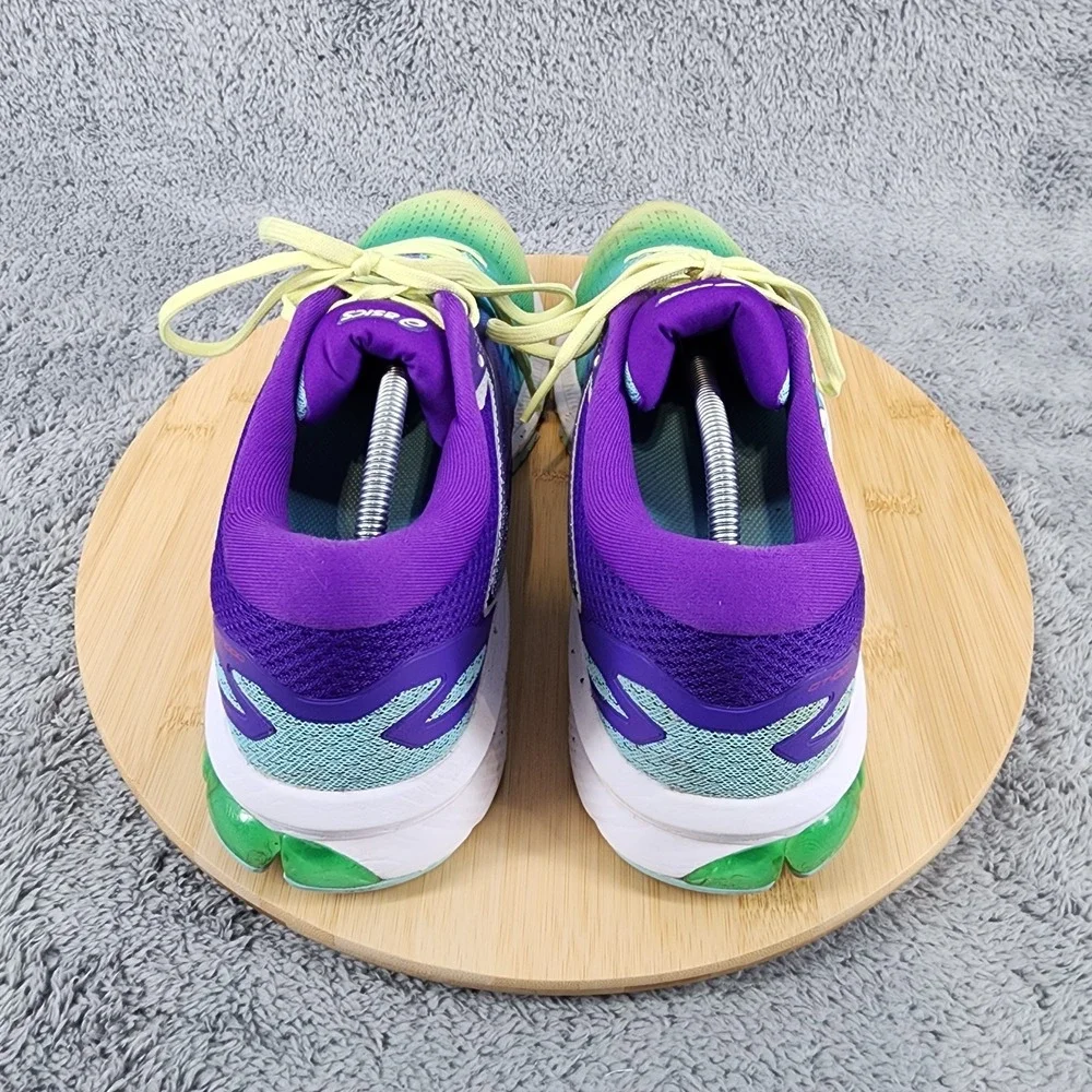 ASICS GT 1000 10 Womens 9.5 Purple Running Shoes Sneakers FlyteFoam 1012B123 - Picture 5 of 11
